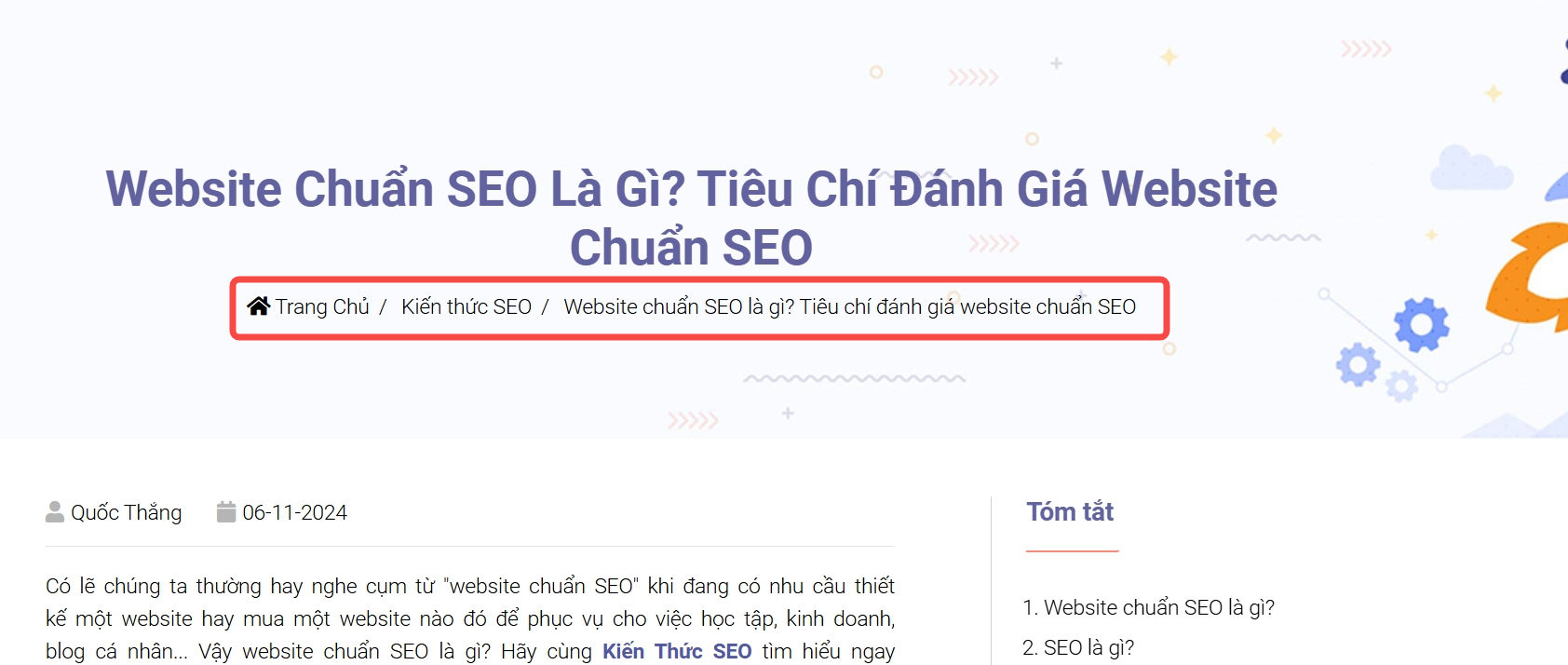 Phân cấp nội dung website chuẩn SEO