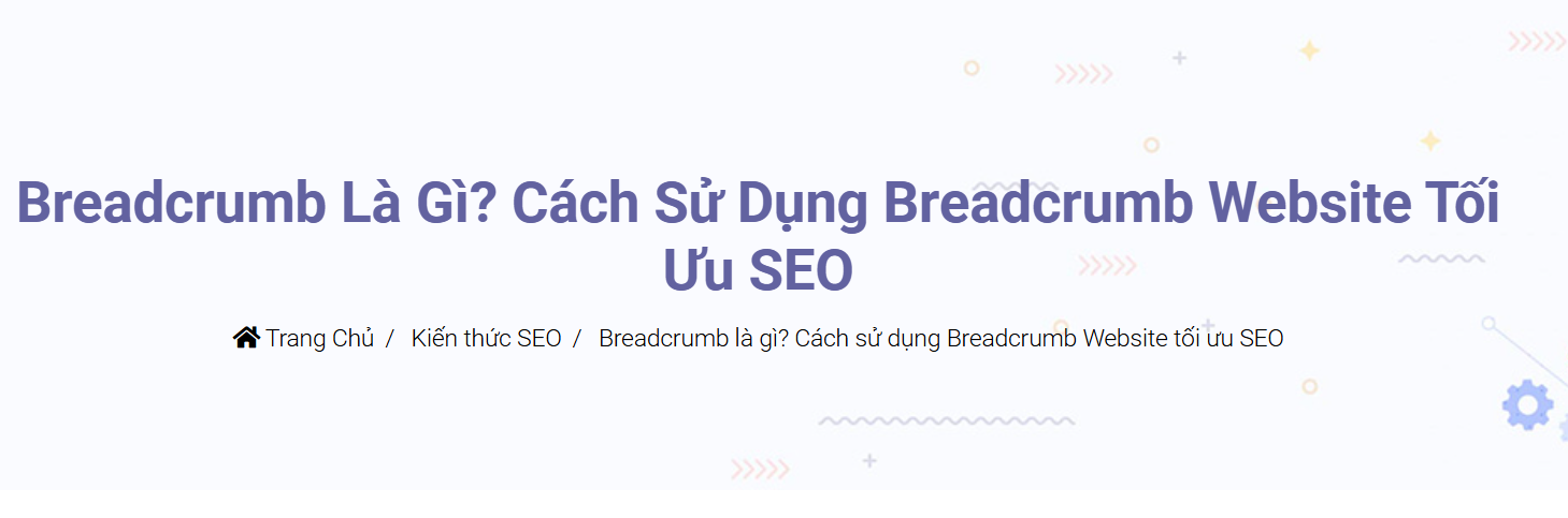 Breadcrumb theo vị trí