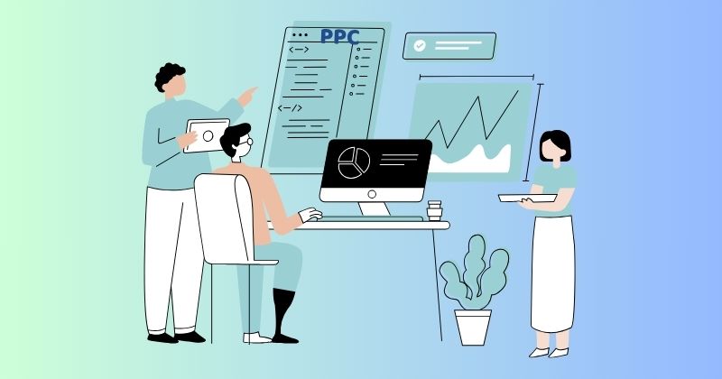 Hình ảnh minh họa cách thức hoạt động của PPC (Pay-Per-Click)