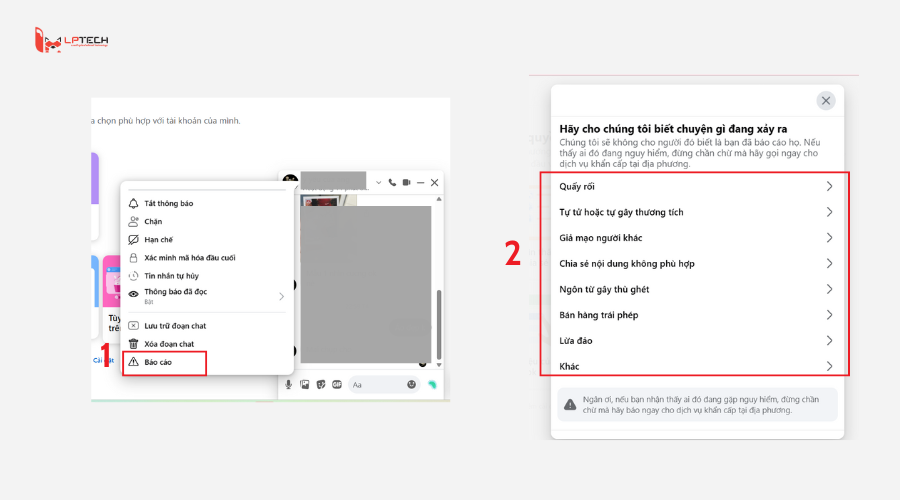 Chặn tin nhắn bị spam