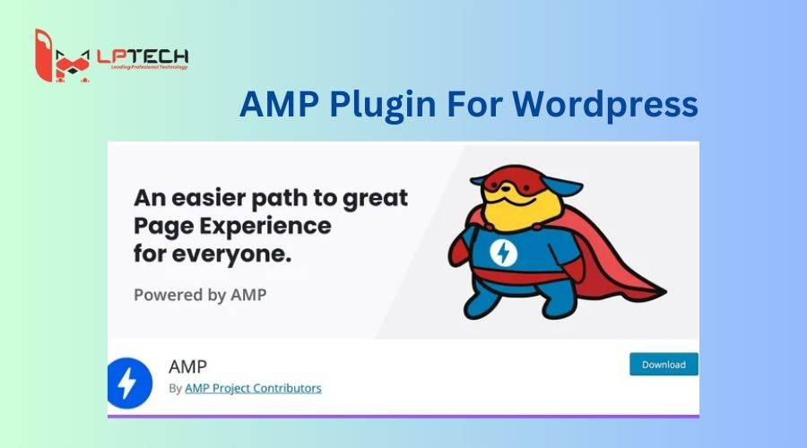 Nhập tìm và cài đặt AMP plugin for Wordpress
