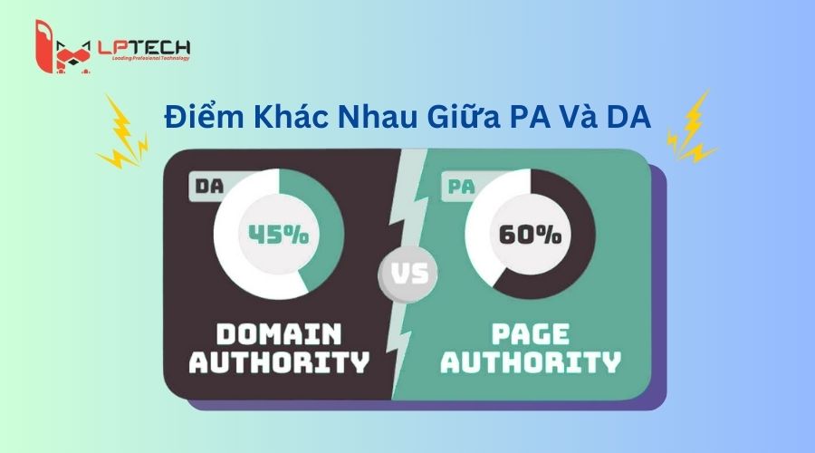 PA và DA khác nhau về phạm vi đo lường