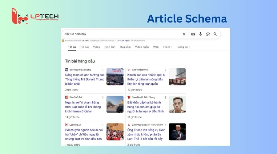 Article Schema là trích đoạn giúp Google hiểu rõ về nội dung
