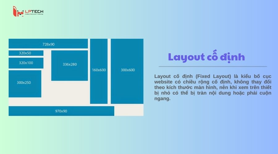 Layout cố định