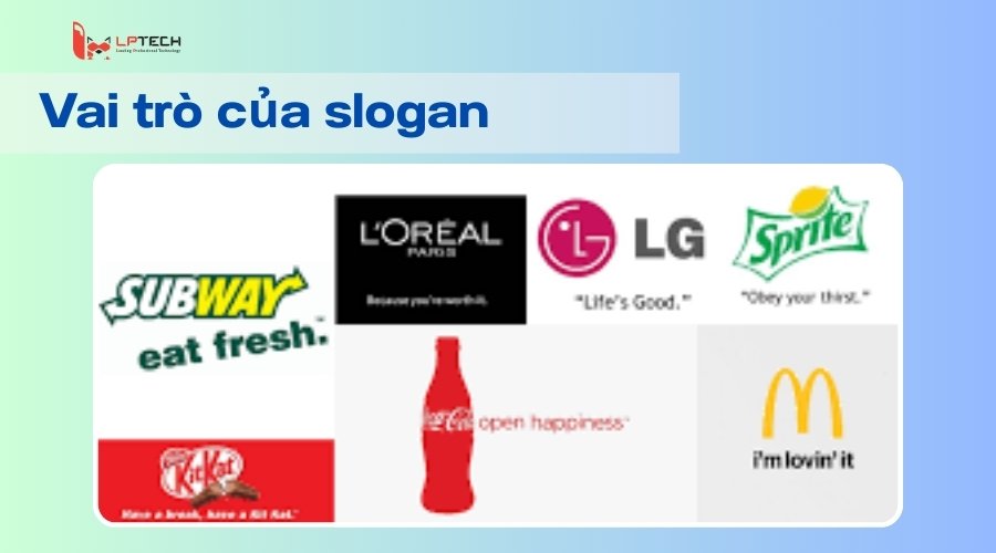 Vai trò của slogan