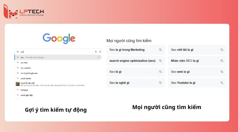 Sử dụng gợi &yacute; miễn ph&iacute; từ Google