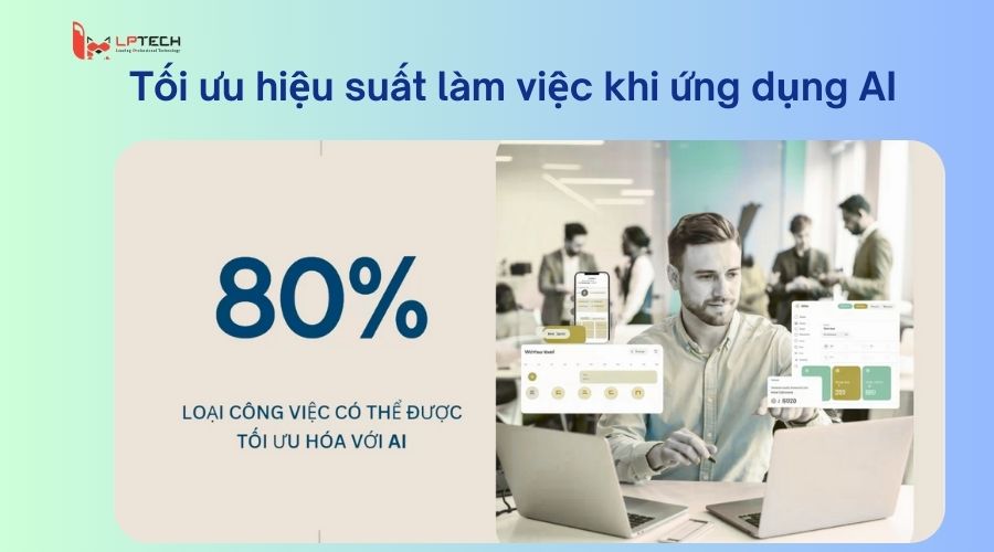 Tối ưu hiệu suất làm việc khi ứng dụng AI