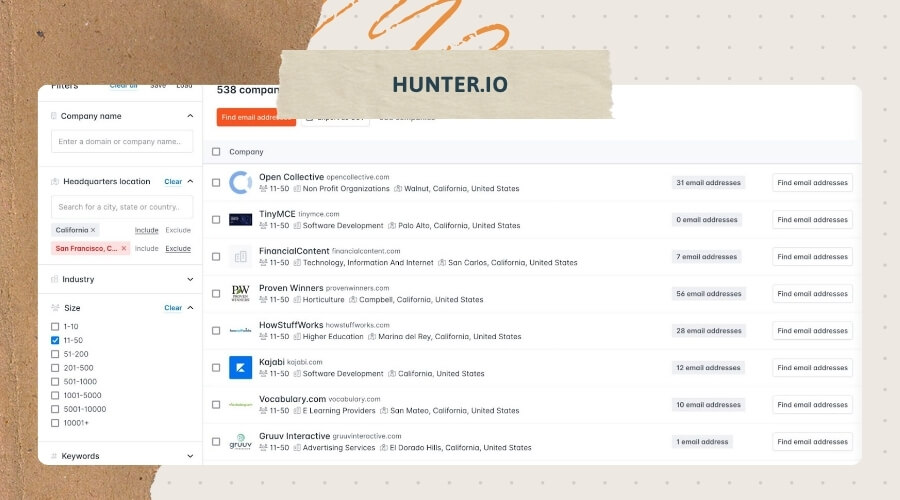 Hunter.io