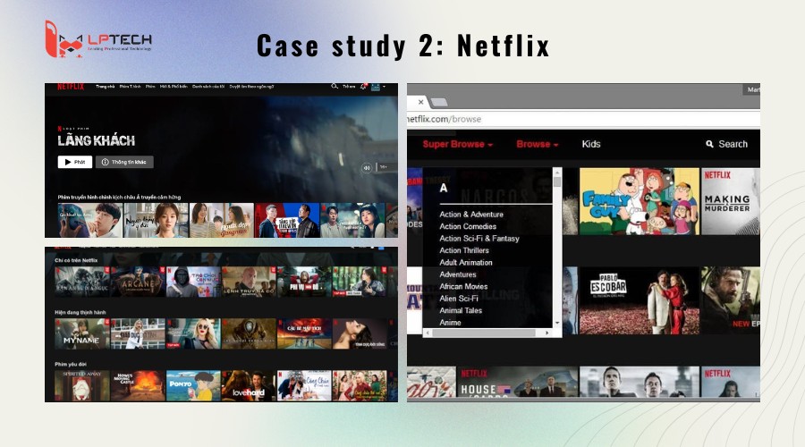 Case study 2: Netflix - Cá nhân hóa nội dung theo từng nhóm người dùng