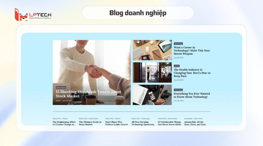 Blog doanh nghiệp