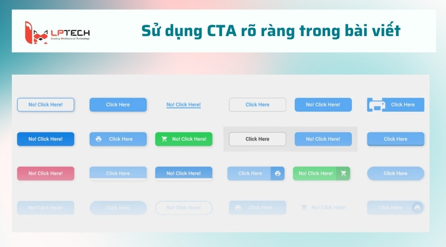 Sử dụng CTA rõ ràng trong bài viết