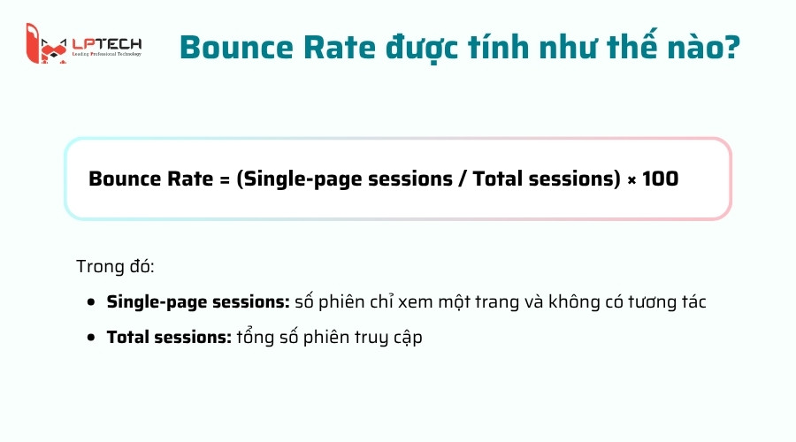Bounce Rate được tính như thế nào?