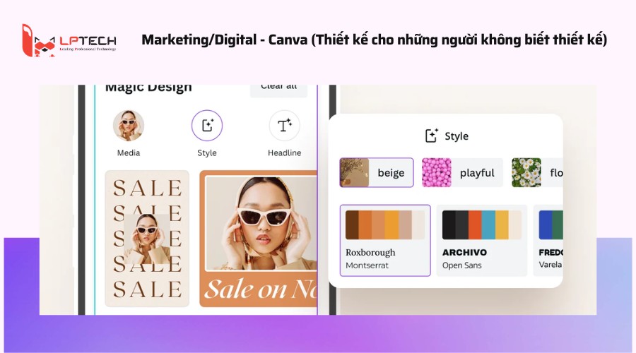 Marketing/Digital - Canva (Thiết kế cho những người không biết thiết kế)