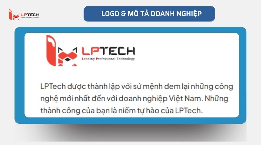 Logo & Mô tả doanh nghiệp