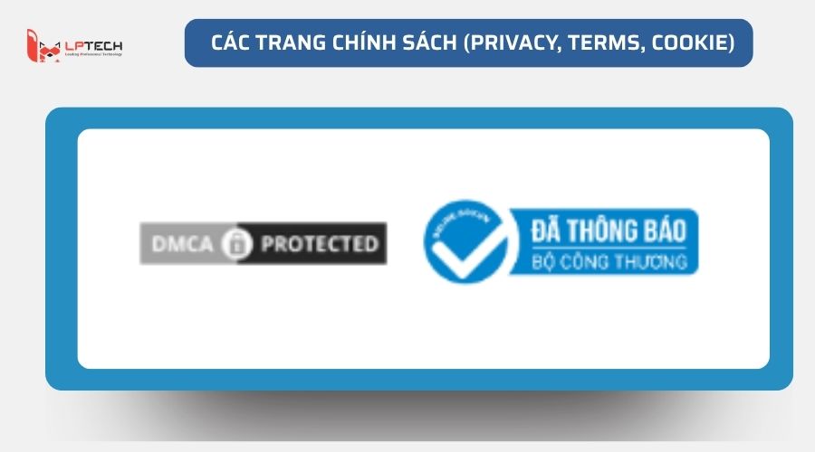 Các trang chính sách (Privacy, Terms, Cookie)